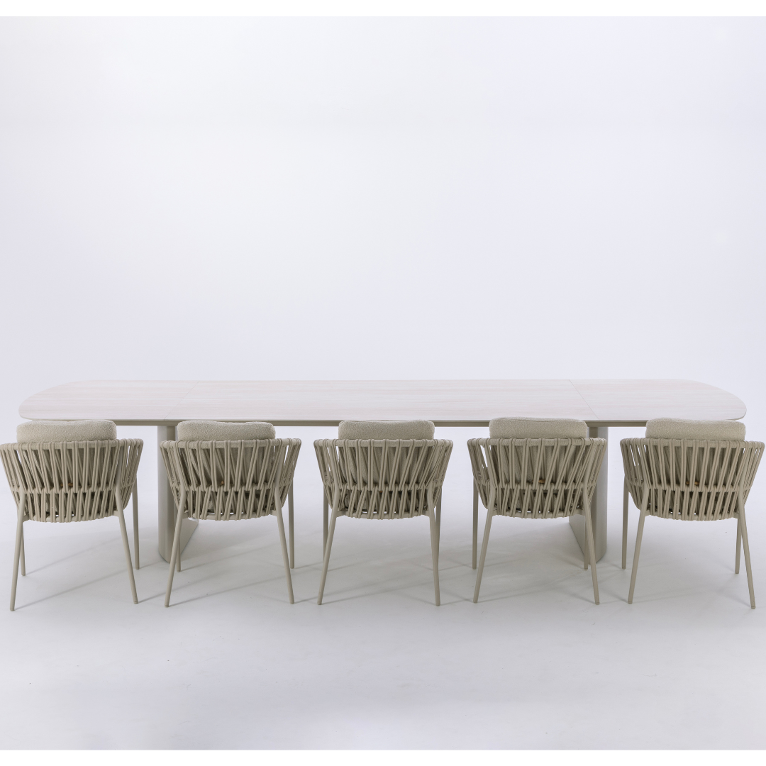 Horizon 3.6m Outdoor Dining Table - Mocha | PREORDER OCTOBER