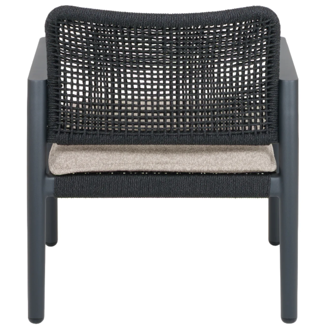 Set of 2: Tolo Lounge Chairs - Charcoal