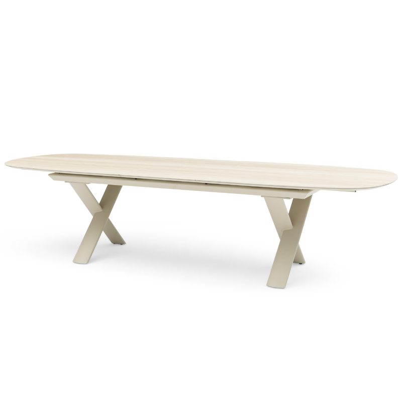 Albatross 3.1m Extendable Dining Table Organic - Sand | PREORDER AUGUST