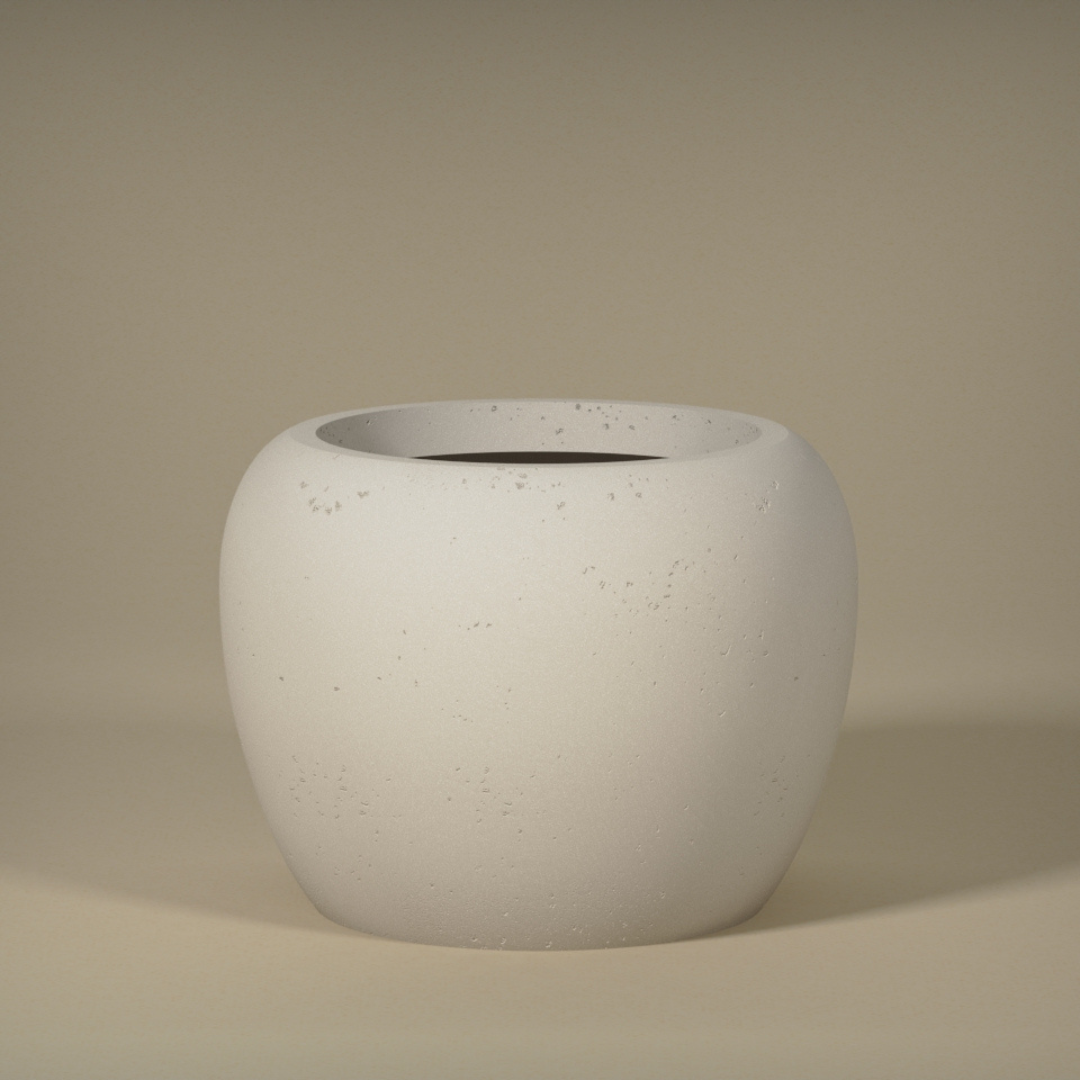 Calix Low Planter - Urban White Asparagus | PREORDER AUGUST