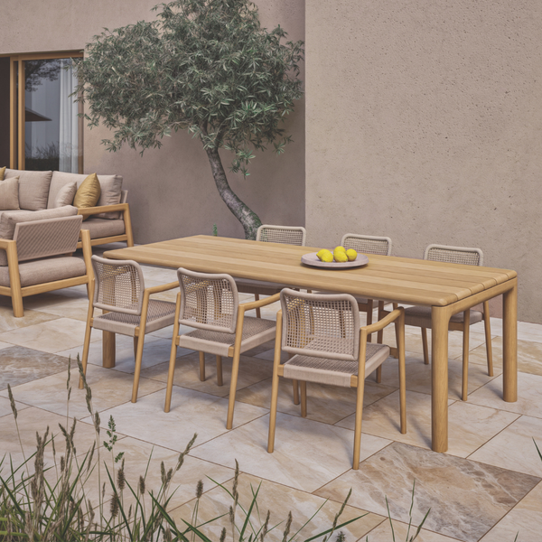 Tolo Teak 240cm Dining Table (lead time)