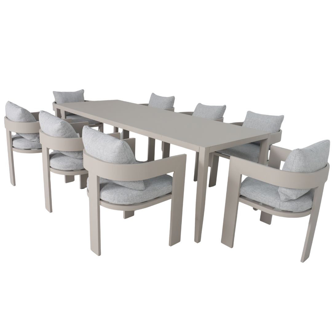 Como 8 Seater Dining Set - Light | PREORDER OCTOBER