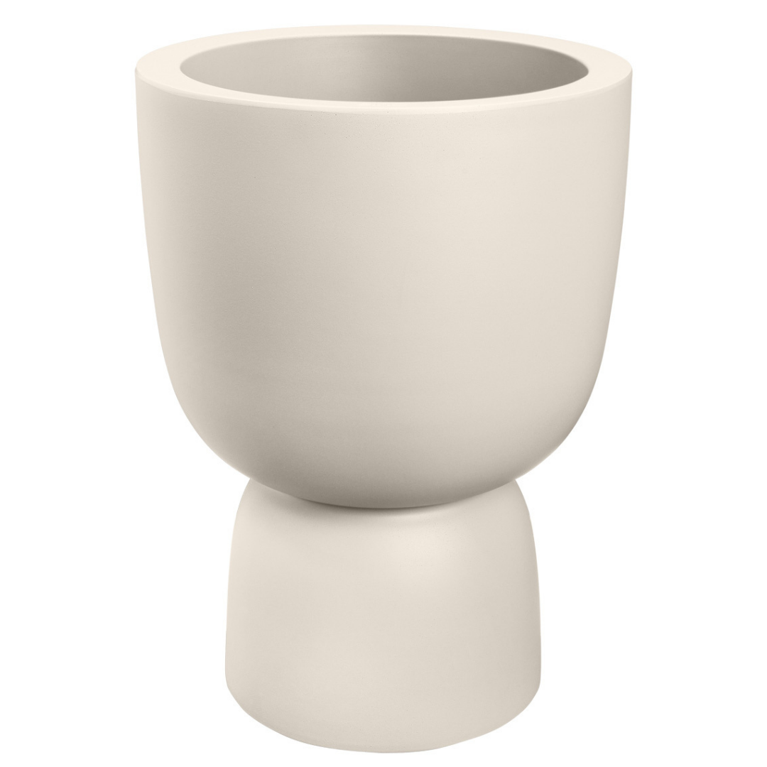 Amber Coupe Planter - Linen White | PREORDER OCTOBER