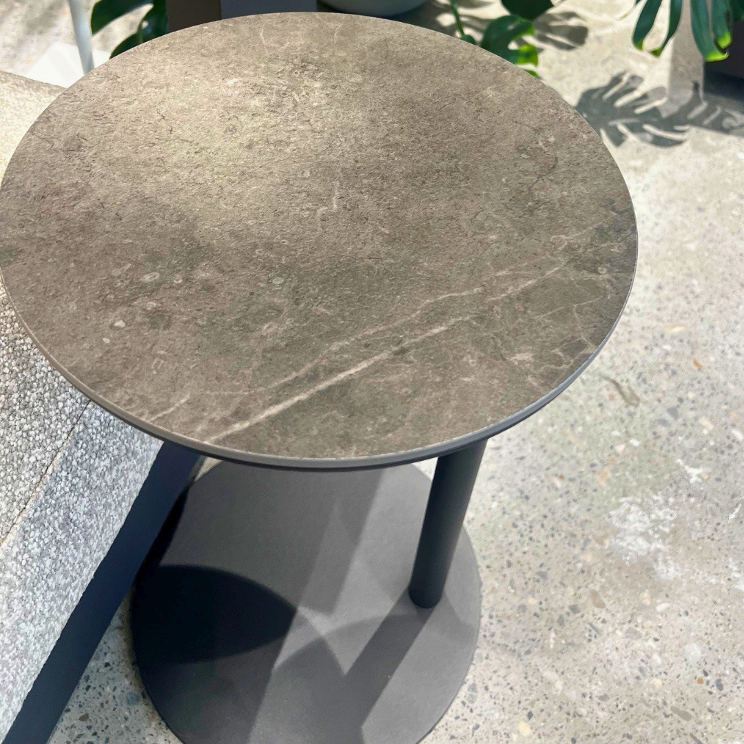 Butler Side Table Round - Charcoal | PREORDER AUGUST