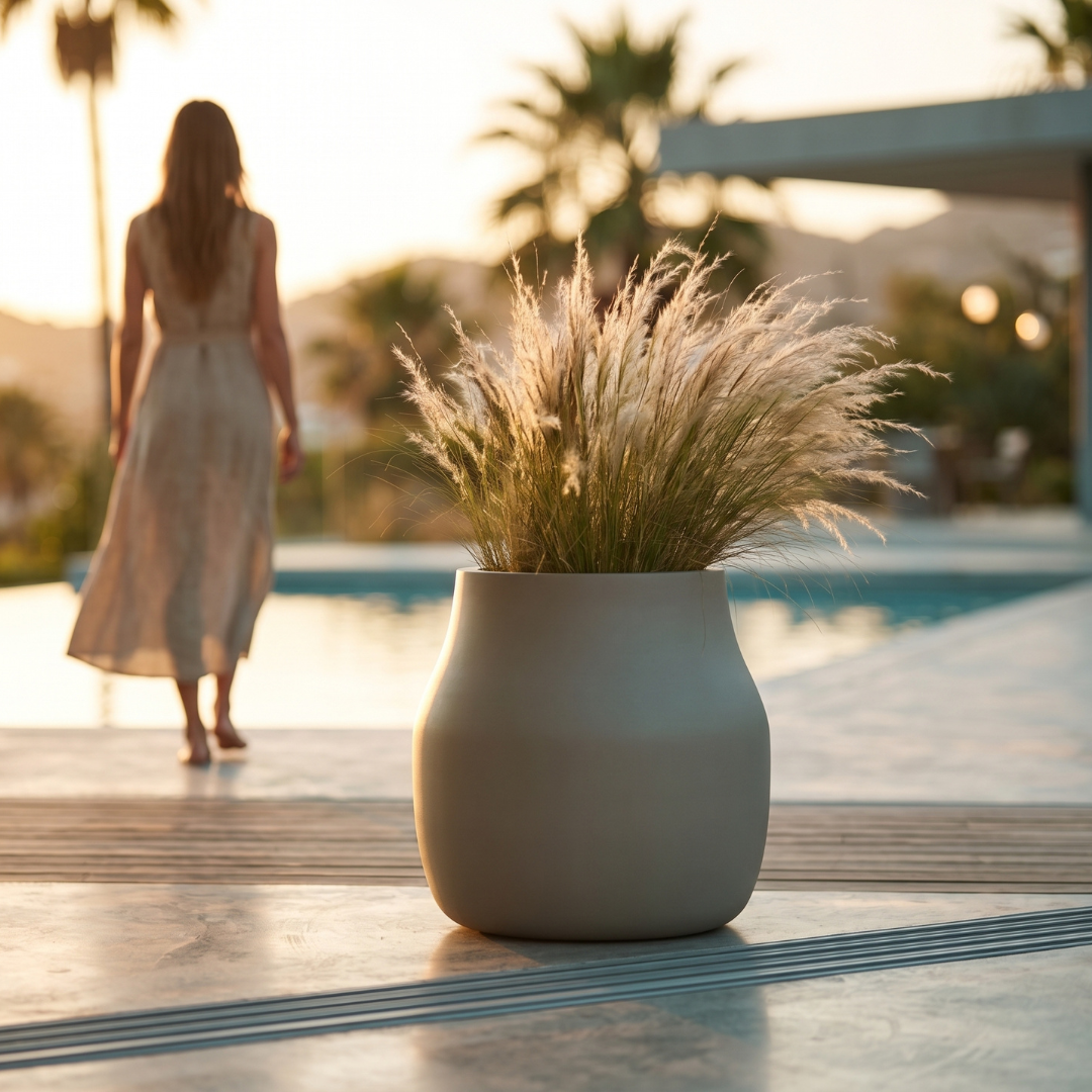 Caneco Planter - Natural Linen | PREORDER AUGUST