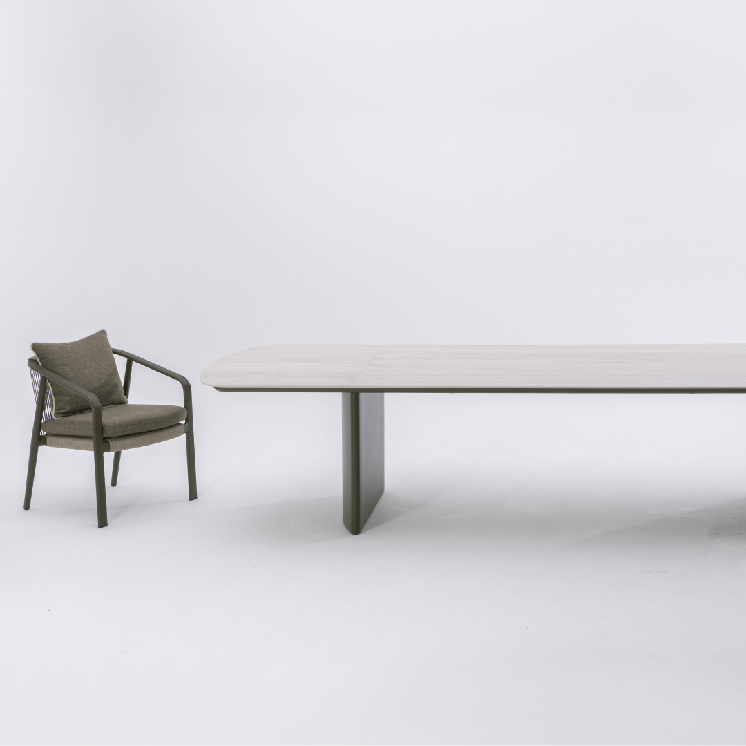 Horizon 3.6m Outdoor Dining Table - Olive | PREORDER OCTOBER