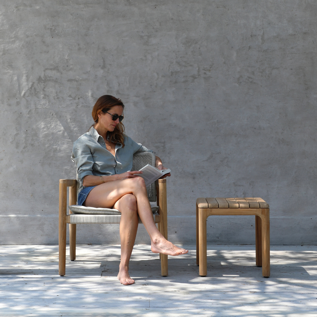 Tolo Teak Side Table (lead time)