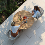 Set of 2: Jack Outdoor Dining Chair - Latte | PREORDER AUGUST