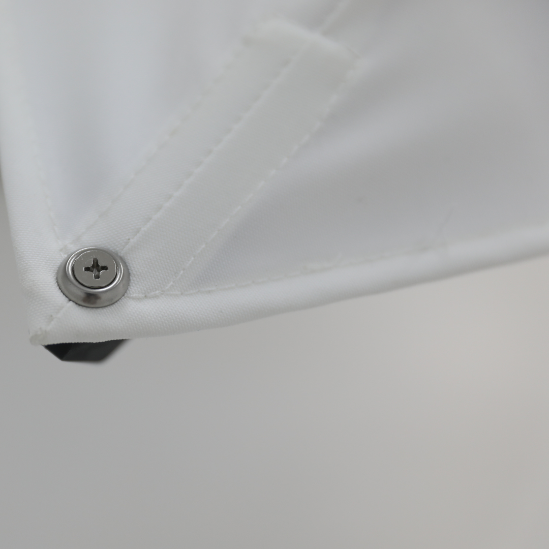 Antigua 3x4m Aluminium Umbrella - White