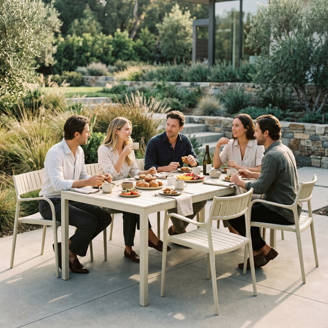 Crete 180cm Dining Table - Dune | PREORDER AUGUST