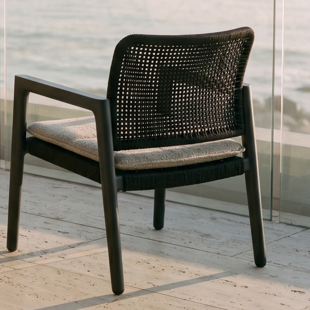 Set of 2: Tolo Lounge Chairs - Charcoal