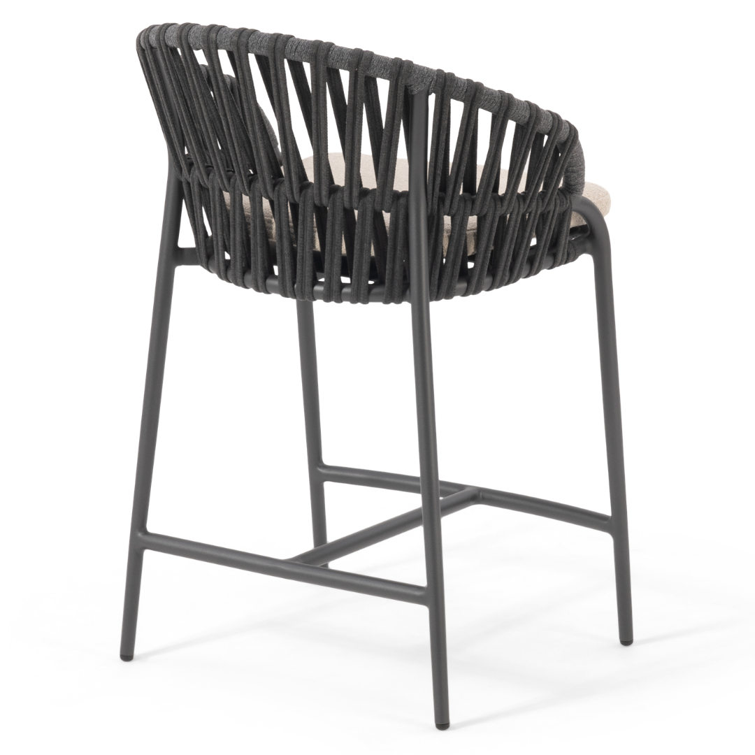 Noon Outdoor Counter Stool - Charcoal | PREORDER DECEMBER