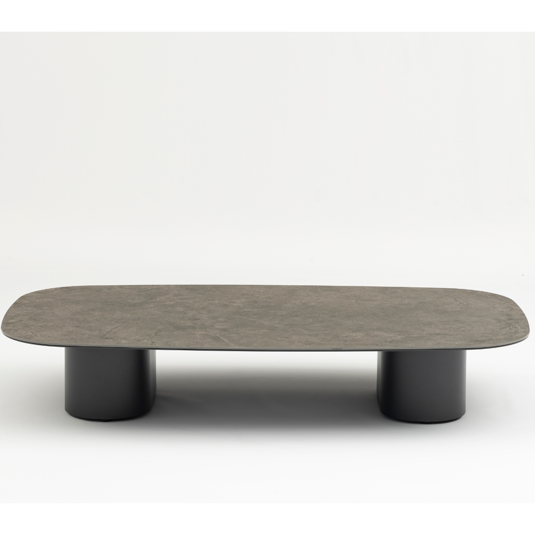 Wave 150cm Coffee Table - Charcoal | PREORDER AUGUST