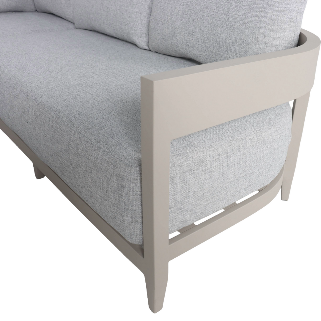 Porto Corner Outdoor Couch Set - Light | PREORDER OCTOBER