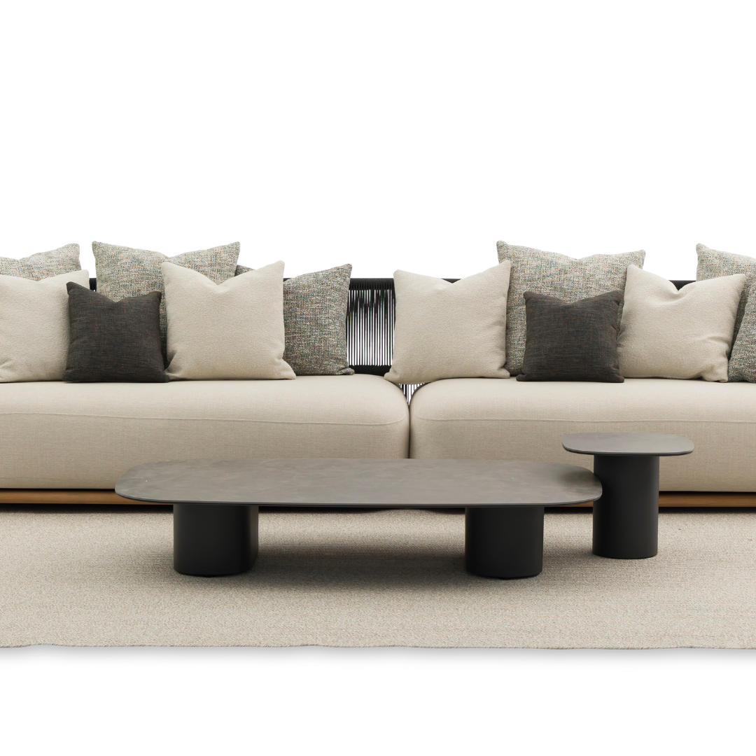 Wave 42cm Coffee Table - Charcoal | PREORDER AUGUST