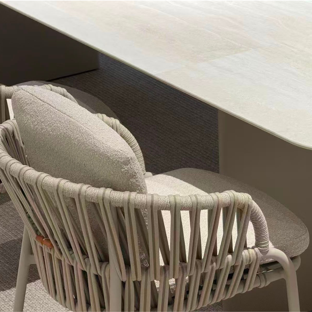Set of 2: Noon Outdoor Dining Chairs - Mocha | PREORDER DECEMBER