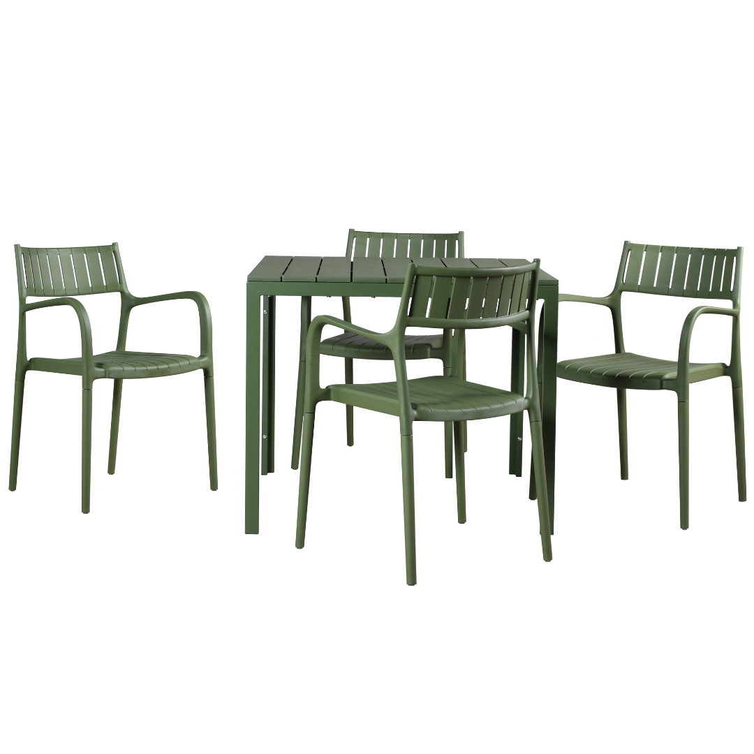 Crete 90cm Dining Table - Olive | PREORDER AUGUST