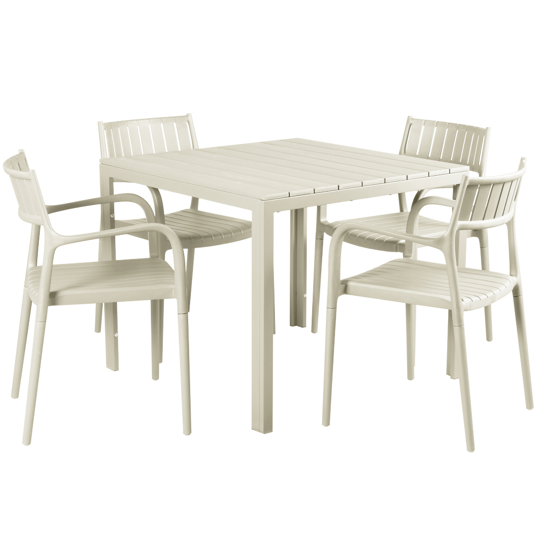 Crete 90cm Dining Table - Dune | PREORDER AUGUST