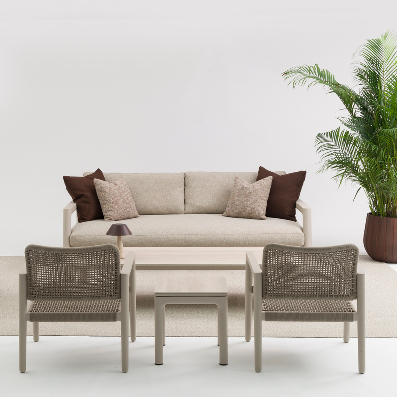 Set of 2: Tolo Lounge Chairs - Latte | PREORDER AUGUST