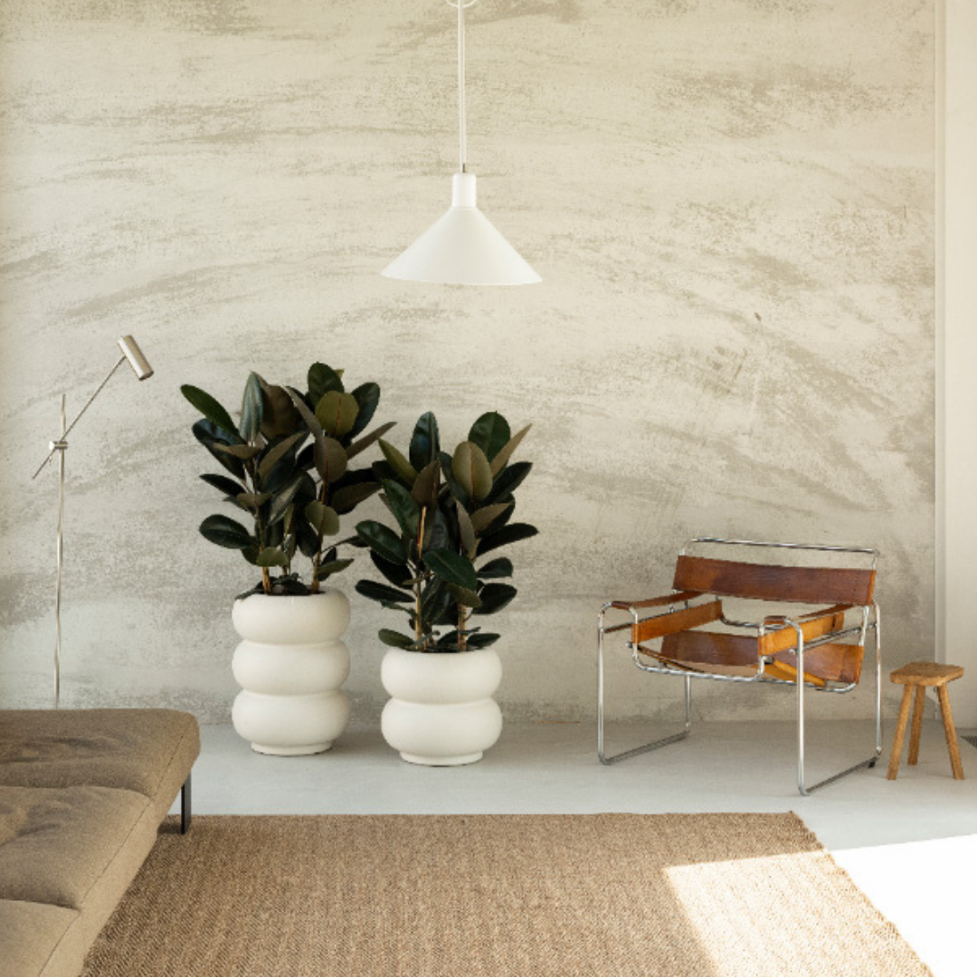 Amber Roll Planter - Linen White | PREORDER OCTOBER