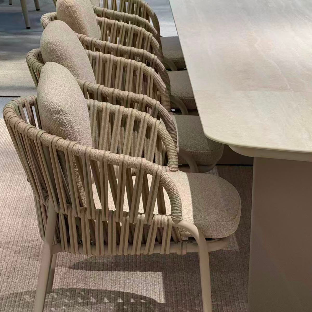 Set of 2: Noon Outdoor Dining Chairs - Mocha | PREORDER DECEMBER