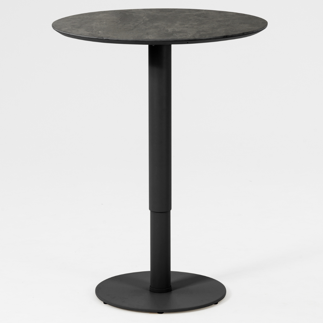 HiLo Adjustable Bistro / Bar Table - Charcoal | PREORDER MARCH