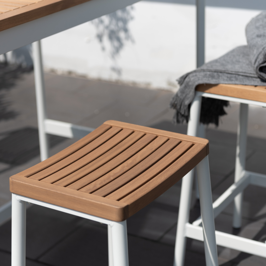 Bendigo Bar Stool - White