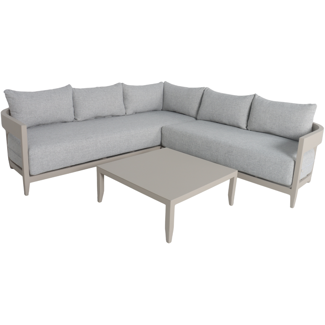 Porto Corner Sofa Set - Light | PREORDER OCTOBER