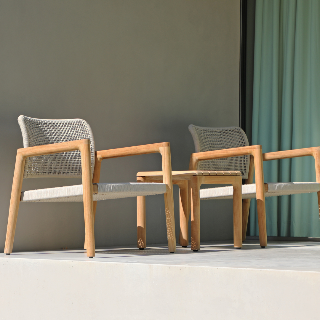 Set of 2: Tolo Lounge Chairs - Teak | ON REQUEST