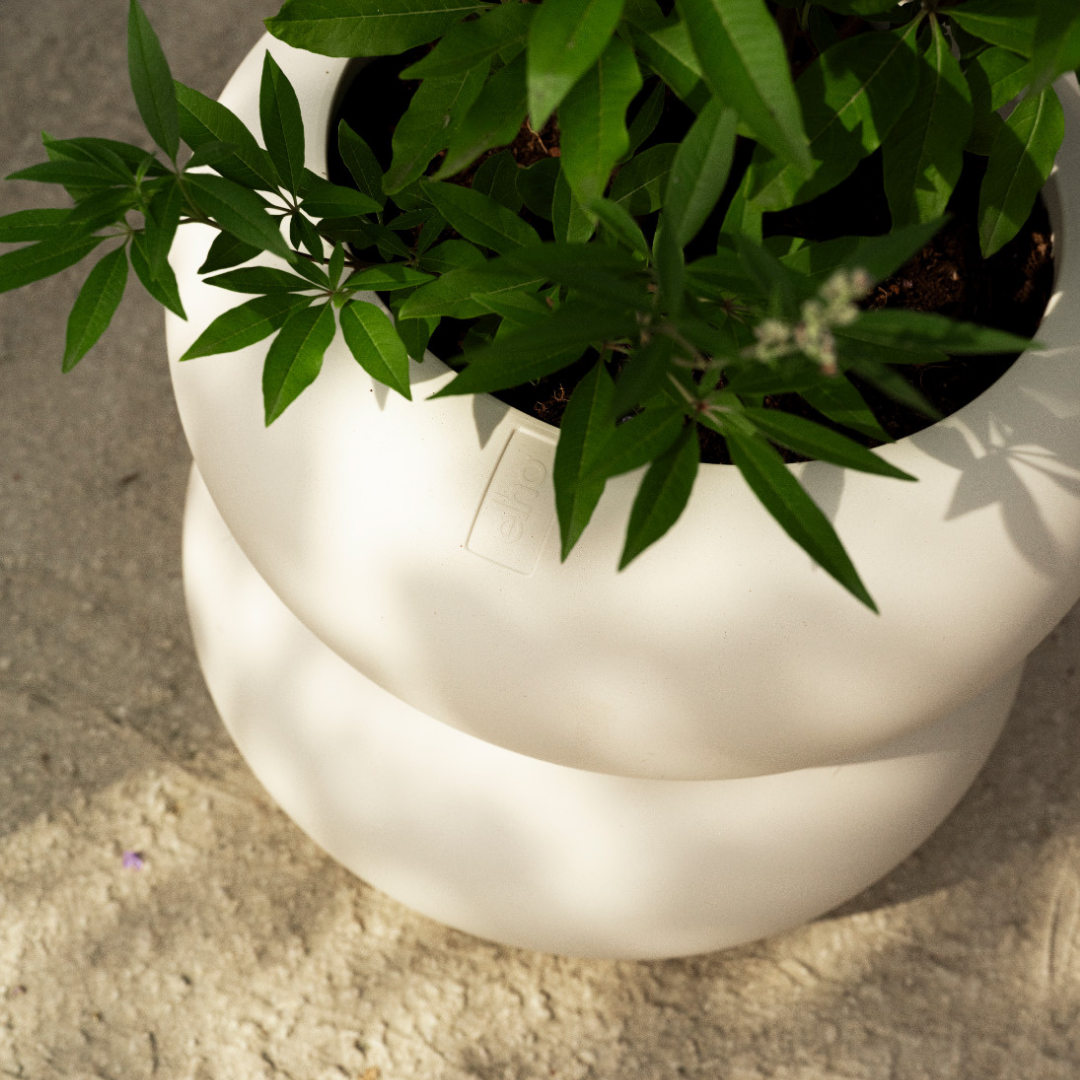 Amber Roll Planter - Linen White | PREORDER OCTOBER
