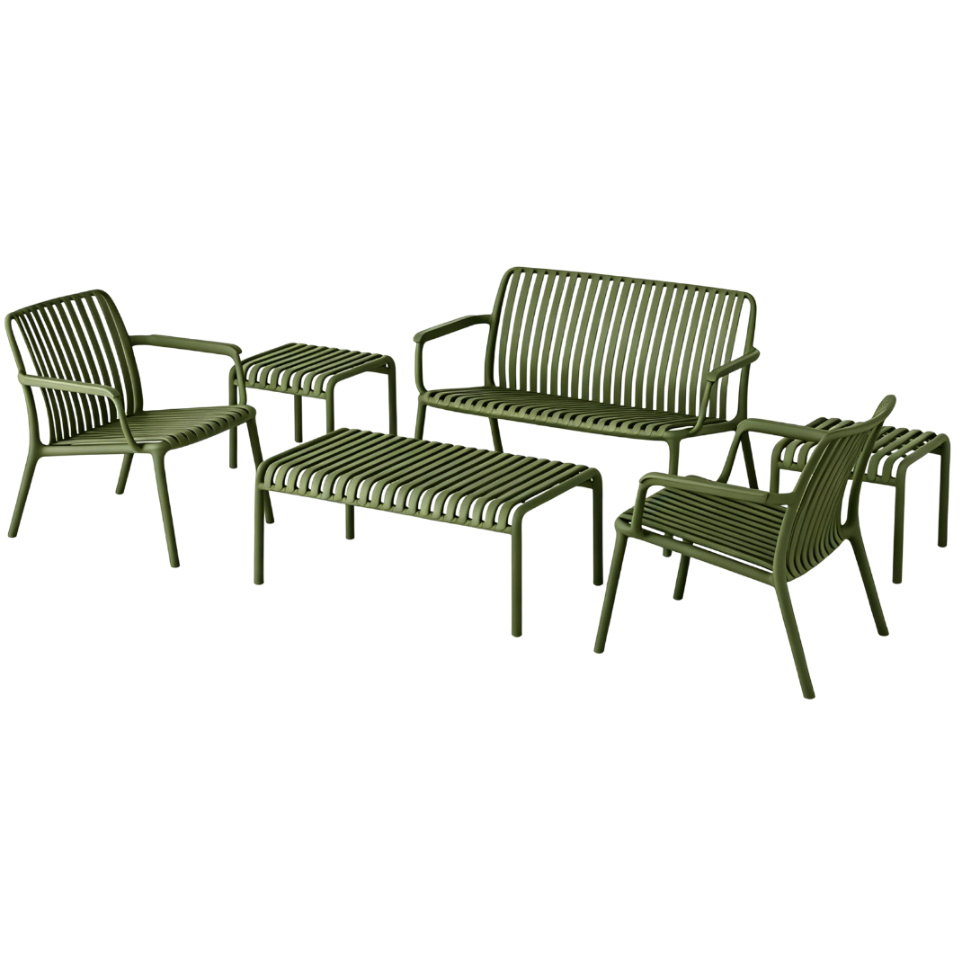 Cabo 6pc Lounge Set - Olive | PREORDER AUGUST