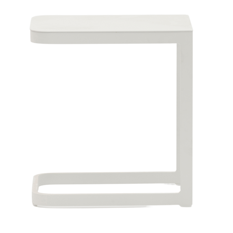 Cannes Side Table - White