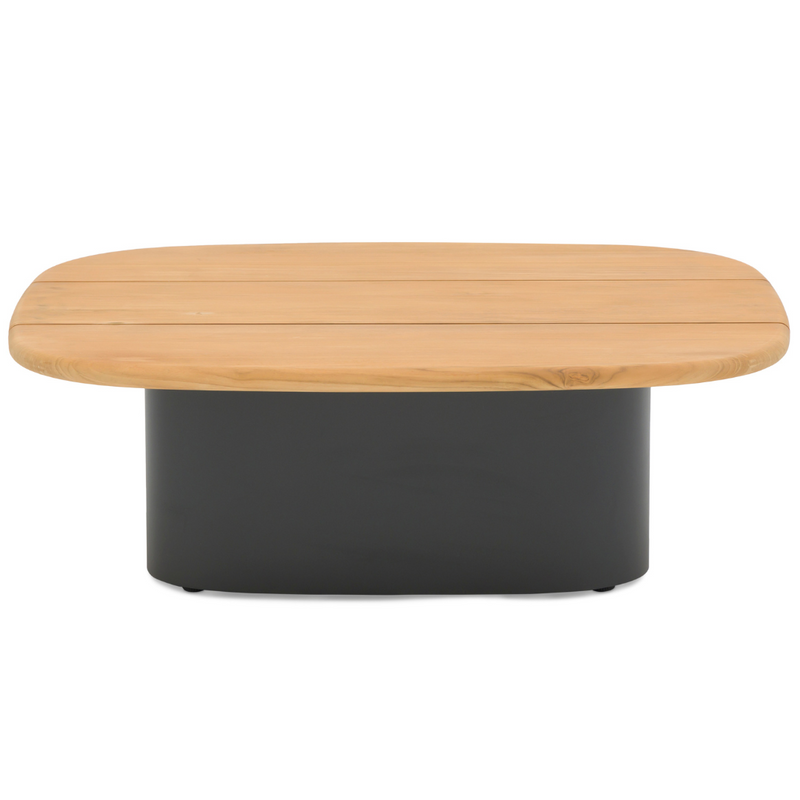 Wave 100cm Coffee Table - Teak