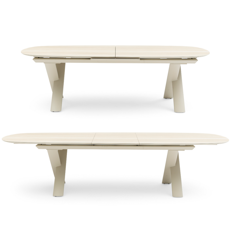 Albatross 3.1m Extendable Dining Table Organic - Sand | PREORDER AUGUST