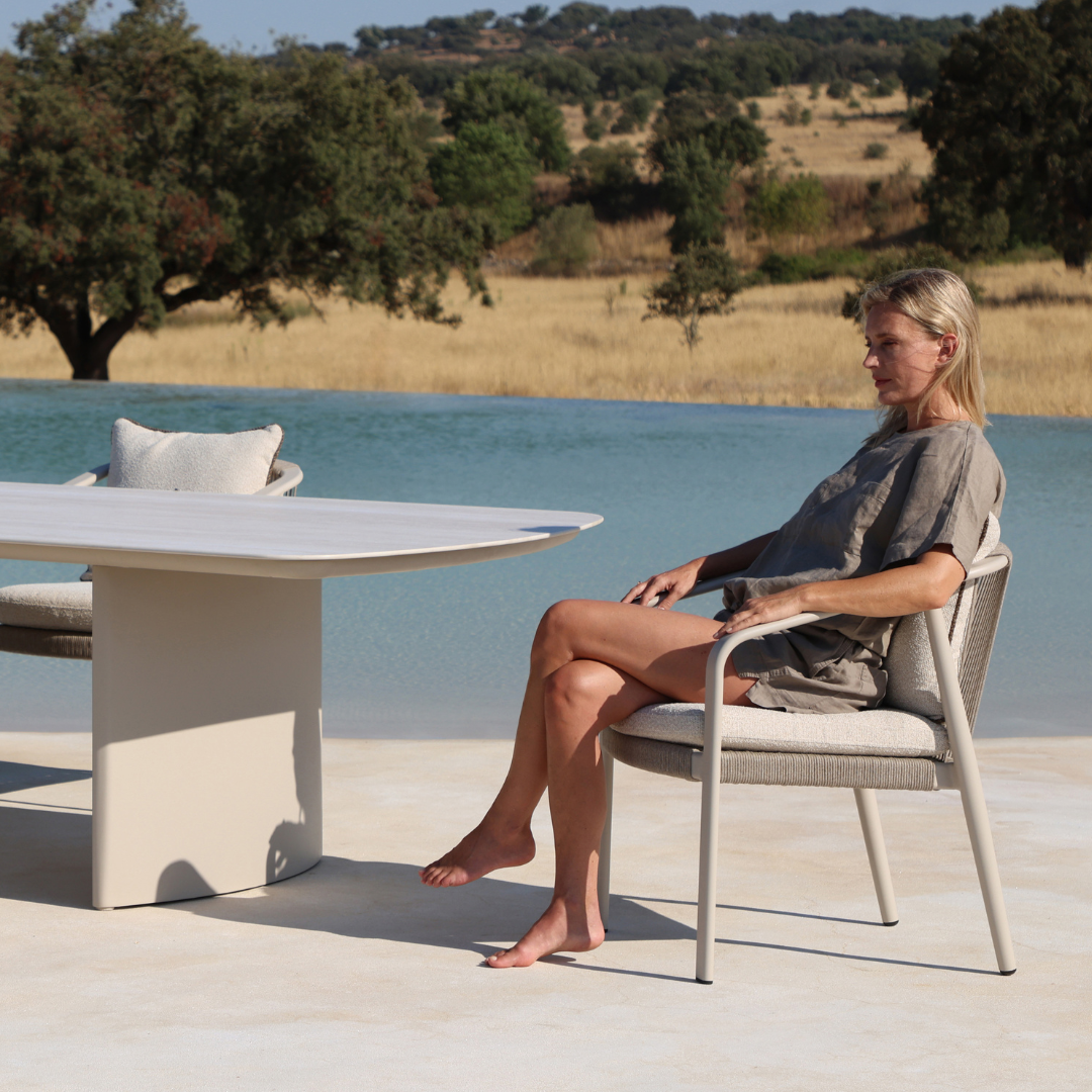 Horizon 3.6m Outdoor Dining Table - Mocha | PREORDER OCTOBER