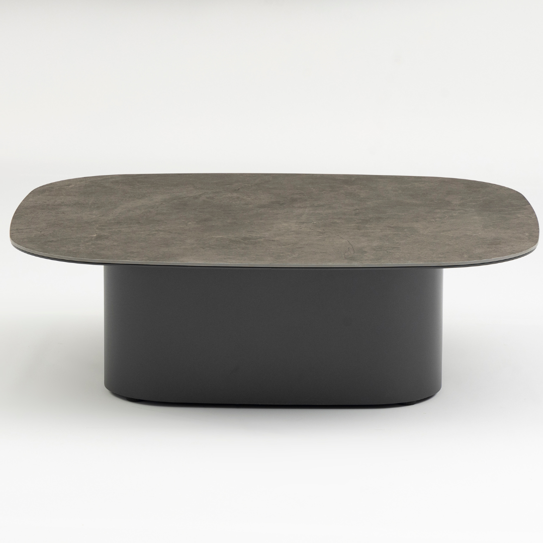 Wave 100cm Coffee Table - Charcoal | PREORDER AUGUST