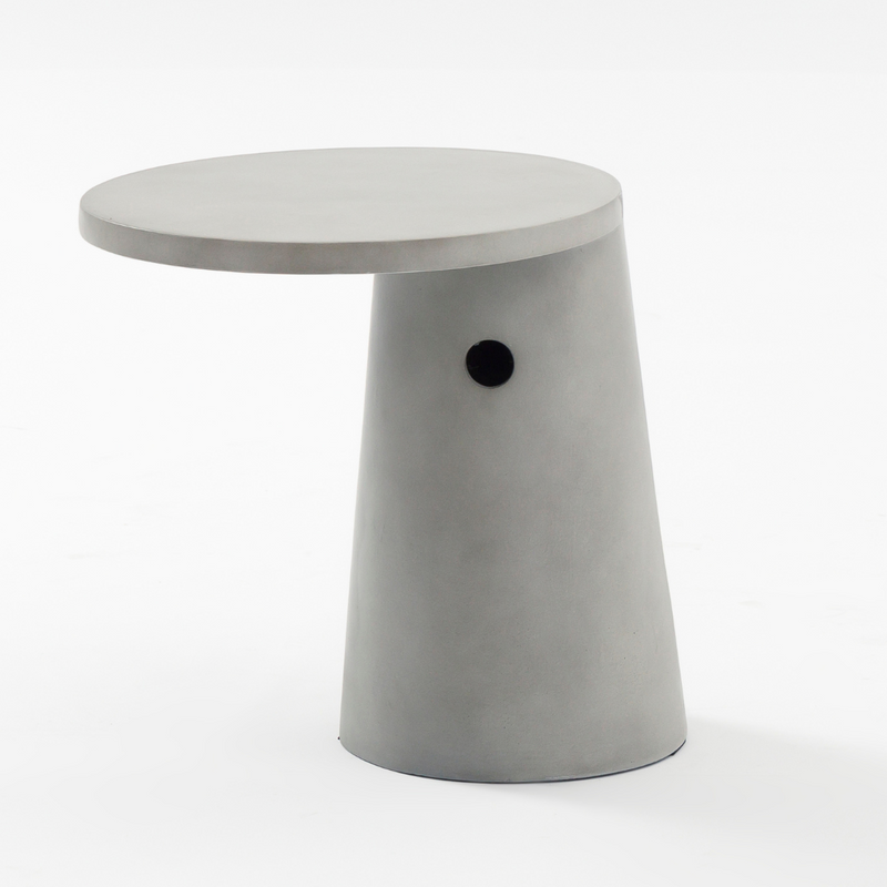 Cliff Side Table - Light Grey