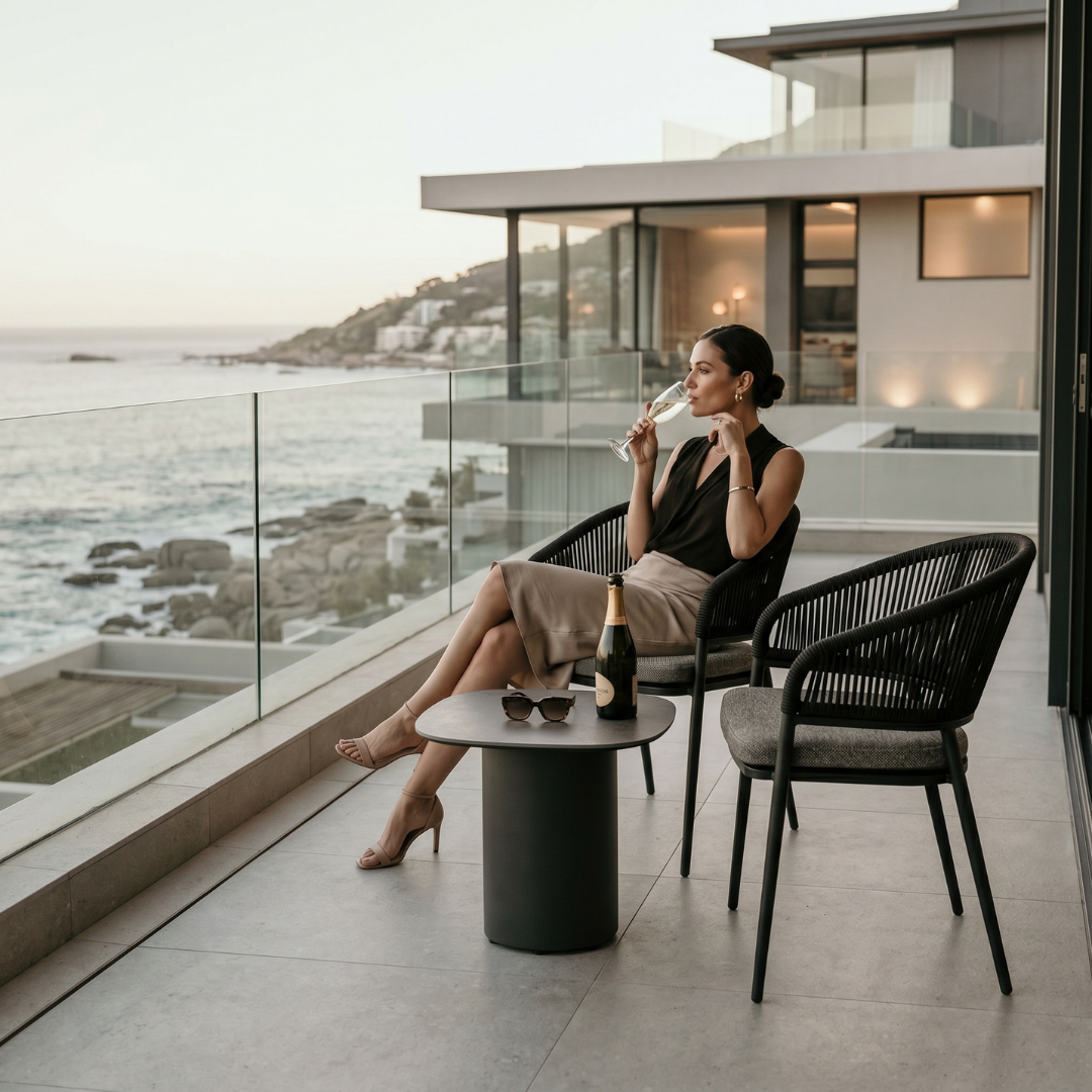 Wave 42cm Coffee Table - Charcoal | PREORDER OCTOBER