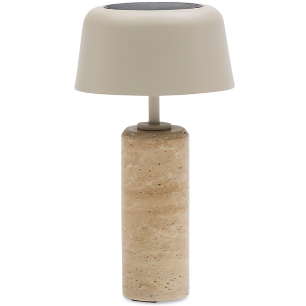 Spark Lamp - Cylinder Travertine 26cm | PREORDER AUGUST