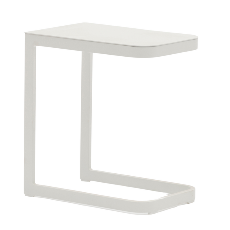 Cannes Side Table - White