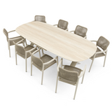 Albatross 3.1m Extendable Dining Table Organic - Sand | PREORDER AUGUST