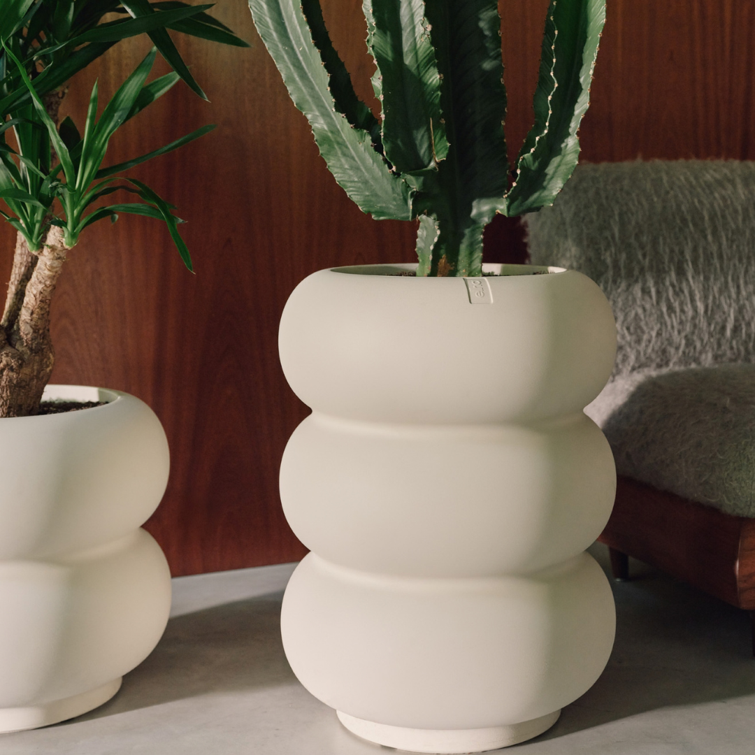 Amber Roll Planter - Linen White | PREORDER OCTOBER