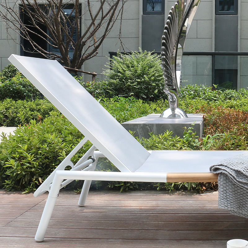 Faro Sun Lounger White