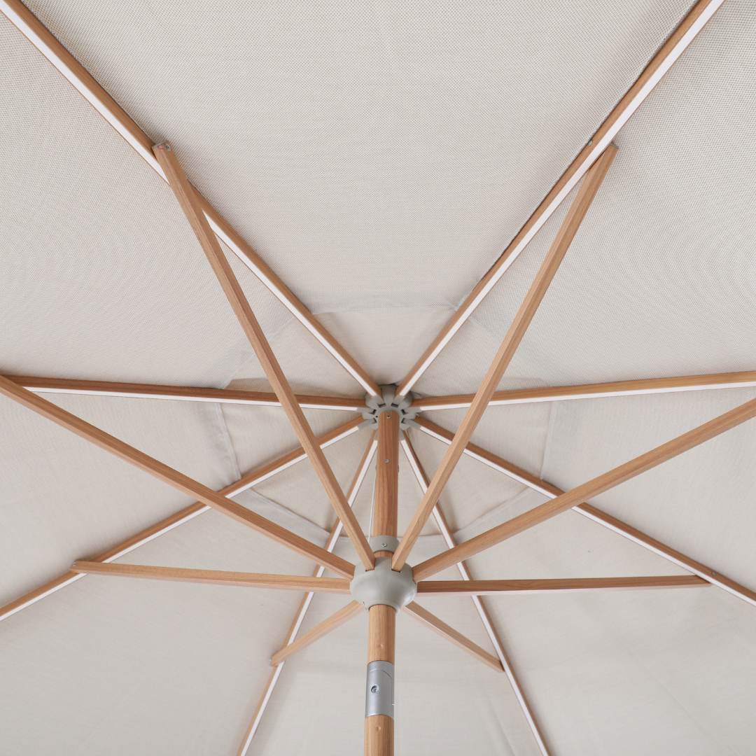 Royal Coro 3m Solar LED Umbrella Set - Beige | PREORDER AUGUST