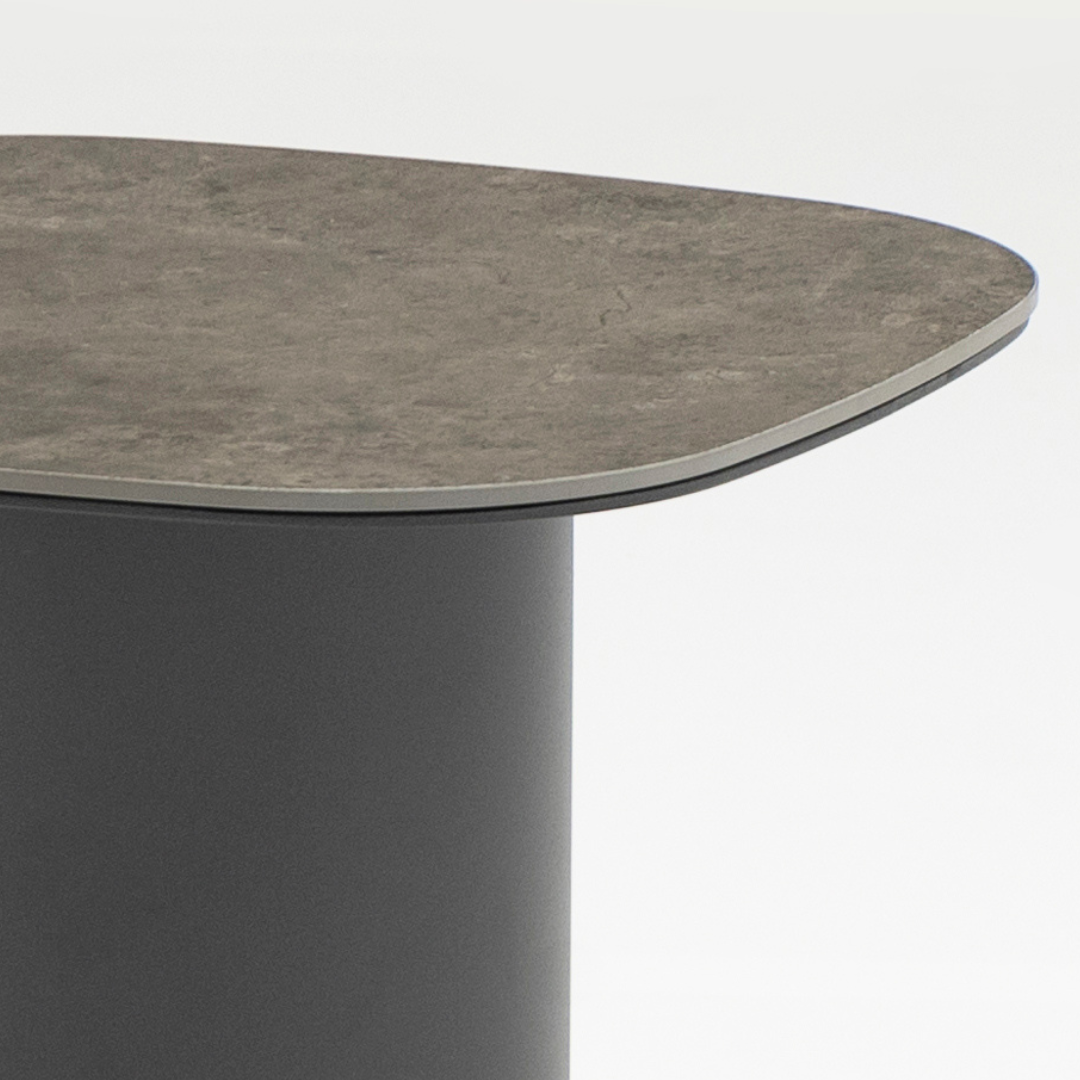 Wave 42cm Coffee Table - Charcoal | PREORDER AUGUST