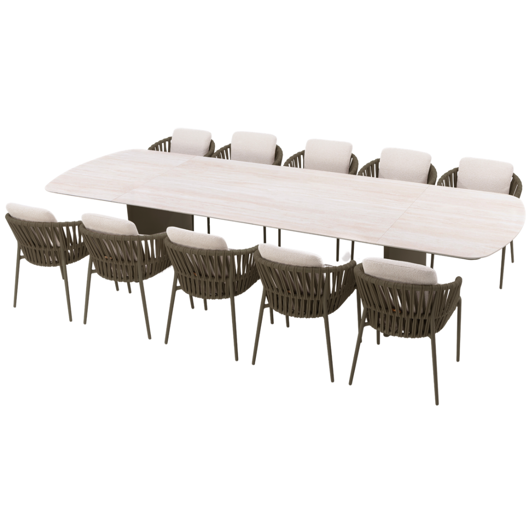 Horizon 10-Seater Dining Set - Olive Green | PREORDER NOVEMBER