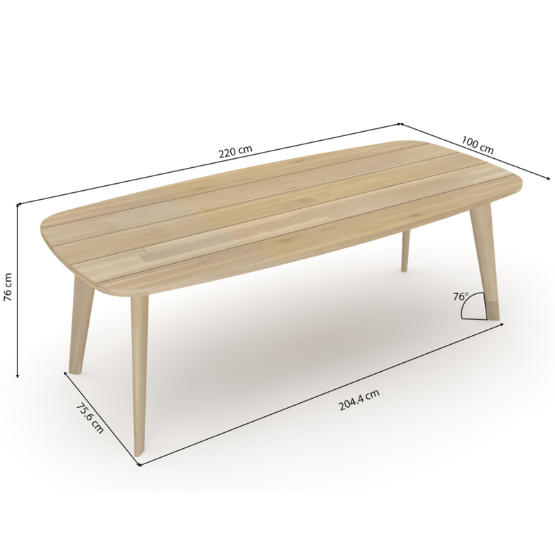 RIXOS DINING TABLE 220CM | PREORDER JANUARY