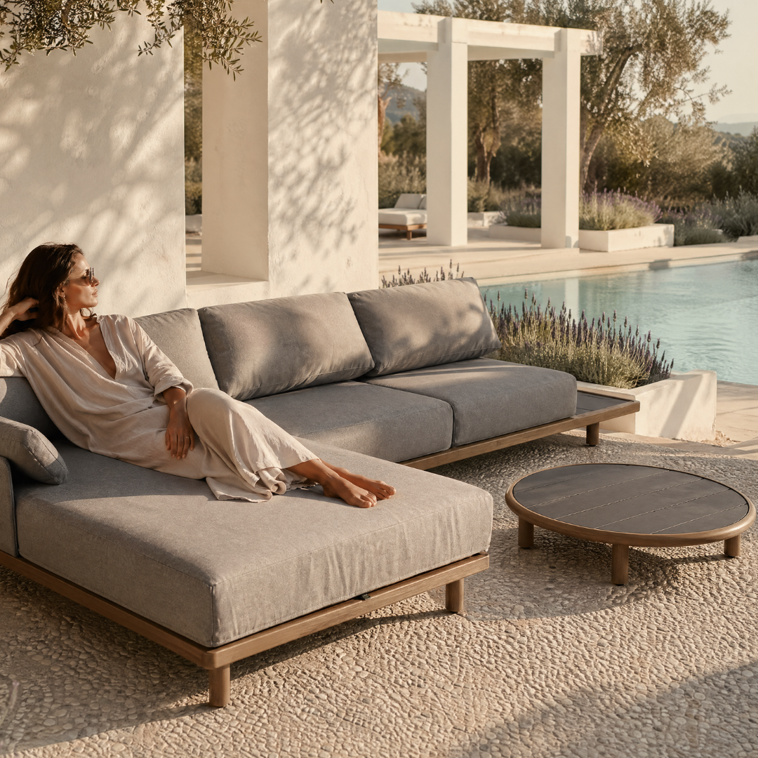 Outdoor lounge furniture for lifestyle estates and modern apartment developments