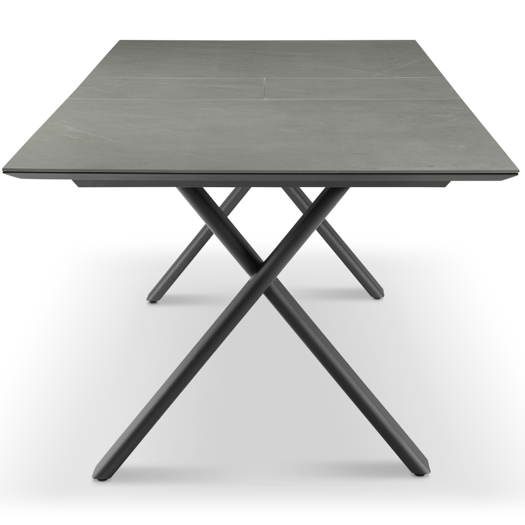 Albatross 4m Extendable Outdoor Dining Table - Charcoal