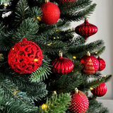 Tree Decorations : Red - 60 pieces